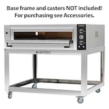 thumbnail of Forno elétrico de pizza para 9 pizzas 34 cm Ø, 1 câmara 105 x 105 x 14 cm, gama de temperaturas: 50-450°C, 13,2 kW, 400 V, 11453 Vaiotec