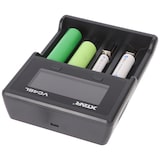 thumbnail of VC4SL QC3.0 Schnell-Ladegerät für Li-ion 3,6V bis 3,7V und NIMH 1,2V Akku, ohne Netzteil