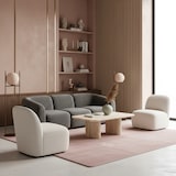 thumbnail of Teppich Schlafzimmer Unifarben Elegant Waschbar Wohnzimmer Esszimmer Pflegeleicht Rosa 200x290 cm OEKO-TEX – LECH von Kadima Design