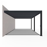 thumbnail of Weide Deluxe Plus | Wand Pergola | Voll Aluminium | 4 x 8 M | Lamellendach anthrazit