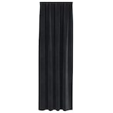 thumbnail of vidaXL Verdunkelungsvorhänge 2 pcs Schwarz 140 x 260 cm Samt