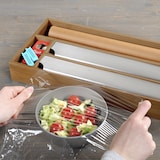 thumbnail of Folienspender, dunkler Bambus, FSC 5.4x42x19cm