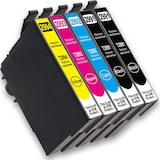 thumbnail of Kompatibel 5er Set Epson Erdbeere, 29XL Druckerpatronen Tinte 2x Schwarz und je 1x Cyan, Magenta und Gelb von D&C