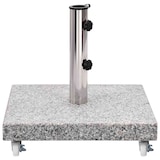thumbnail of vidaXL Parasolvoet vierkant 30 kg graniet grijs