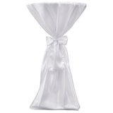 thumbnail of 2 x Tischhusse Stehtischhusse weiß 70 cm