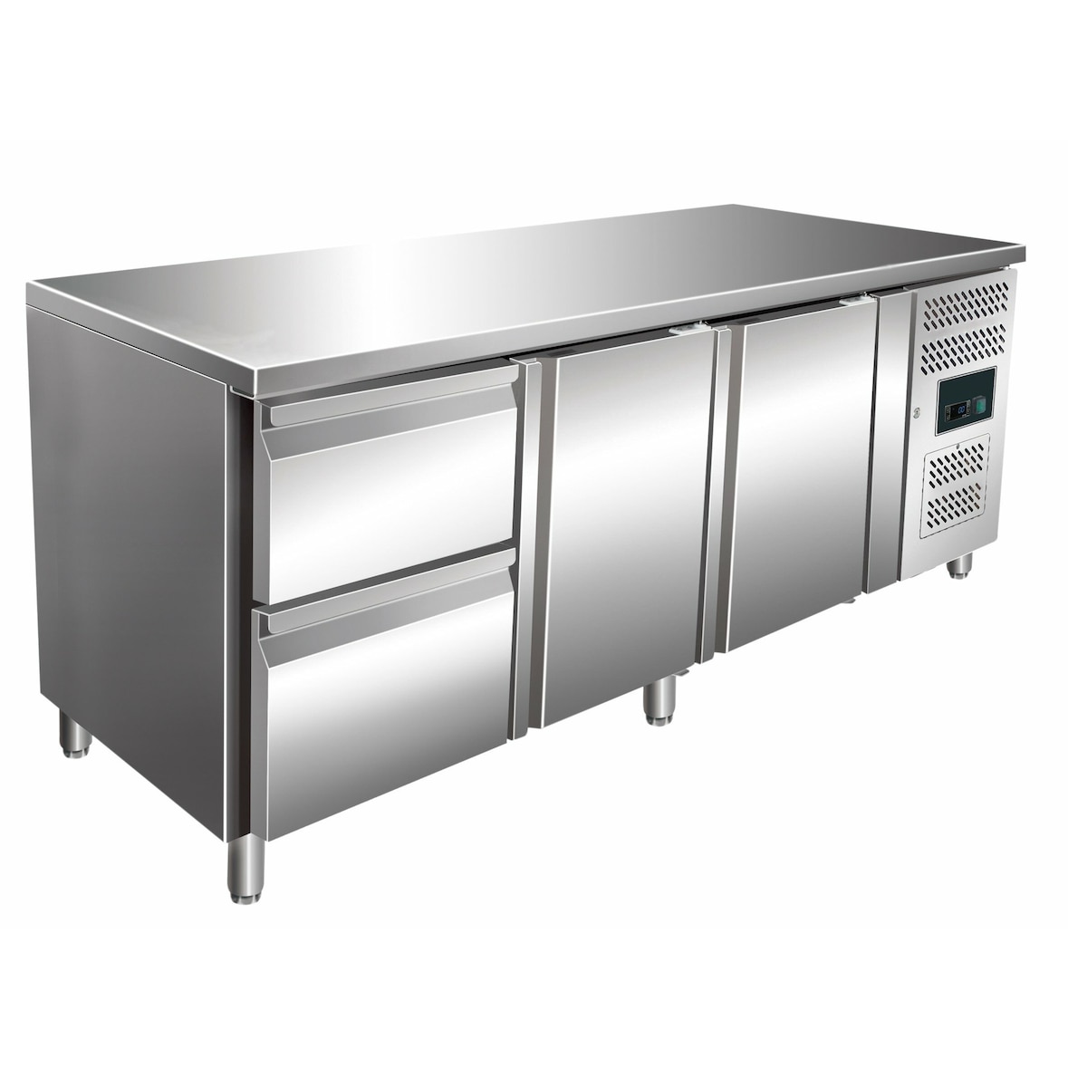 Mesa snack refrigerada 2 cajones + 2 puerta de 1795X700X860MM GN3110TN