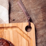 thumbnail of Tramontina CHURRASCO Schneide-/ Tranchierbrett aus Teakholz, FSC-zertifiziert, Saftrille, 40 x 24 cm