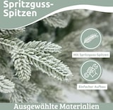 thumbnail of DELUKE® Weihnachtsbaum künstlich 160cm mit Schnee [Inkl. Lichterkette] Nordfichte -  Spritzguss | Tannenbaum naturgetreu inkl. Baumständer