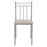 thumbnail of ML-Design Esstisch Set 4-tlg., Eiche-Rustikal, Tisch mit 2 Stühlen & 1 Bank, Essgruppe für 4 Personen, Küchentisch mit Metallrahmen, Bartisch Set,