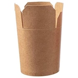 thumbnail of DeinPack Asia Box Take Away Box to Go Box 50 Asia Nudelbox Pappe braun 920 ml
