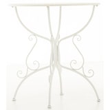 thumbnail of Table de jardin ronde Amanda Blanc