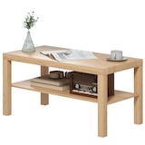 thumbnail of HOMCOM Tavolino da Salotto Rettangolare con Ripiano Legno Naturale