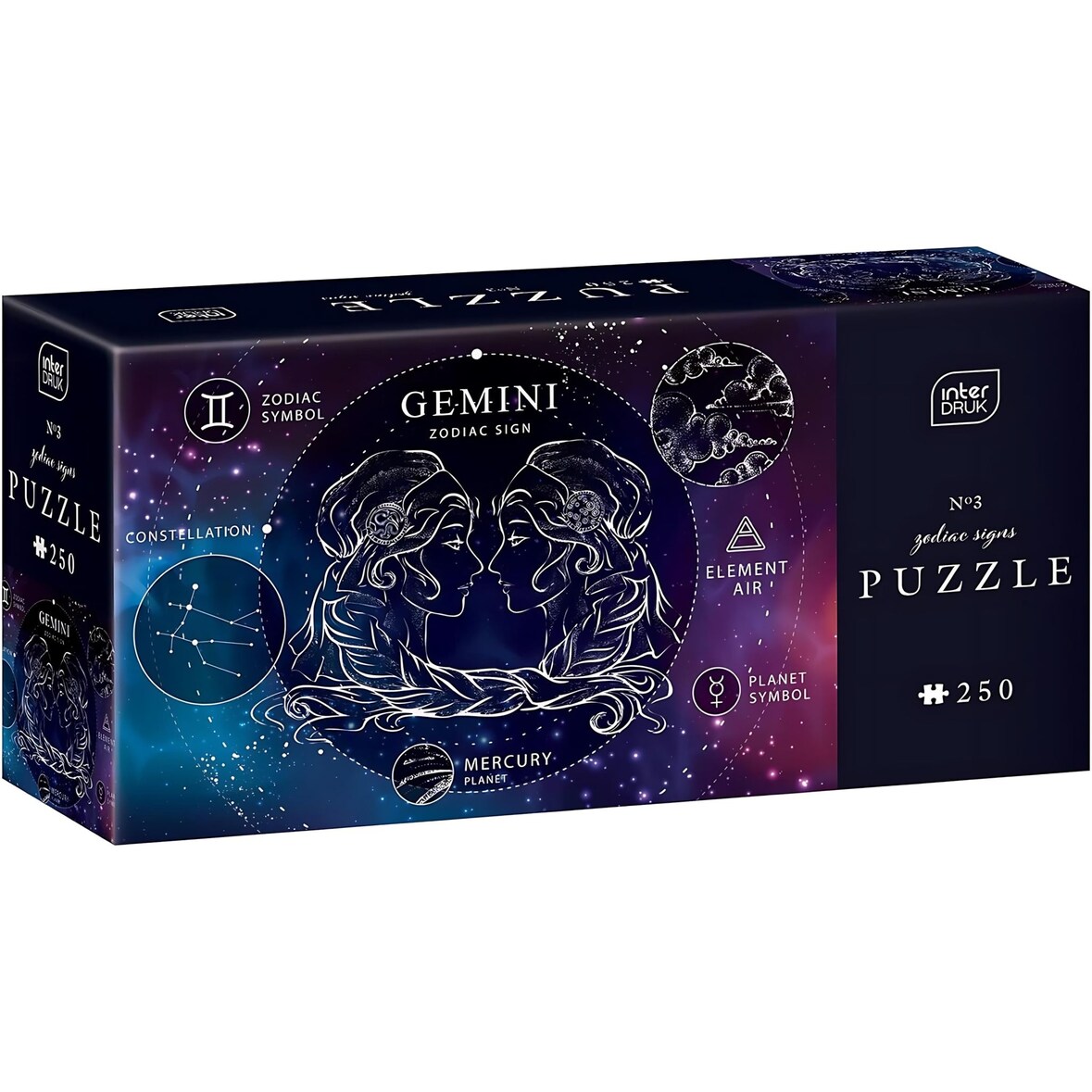 Interdruk Puzzle 250 Teile Sternzeichen 3 Zwillinge
