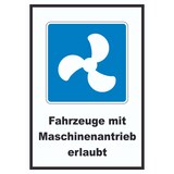 thumbnail of Motorboote erlaubt Symbol und Text A4 (210x297mm)
