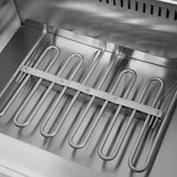 thumbnail of VERTES Freidora de acero inoxidable, capacidad de 25 litros, 50-250 °C, 5000 W, 230 V, principio de zona fría, fácil limpieza, freidora gastronómica