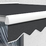 thumbnail of Outsunny toldo eléctrico retráctil con mando a distancia 2.5x2 m con manivela y marco de aluminio para puerta ventana gris