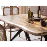 thumbnail of SIT Möbel Mango houten eettafel, frame in antiek zwart | B 240 x D 100 x H 75 cm | natuur | 15284-11 | Serie TISCHE & BÄNKE