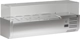 thumbnail of Glaskühlaufsatzvitrine - 1,4 m - für 1/3-GN-Behälter - IDEAL