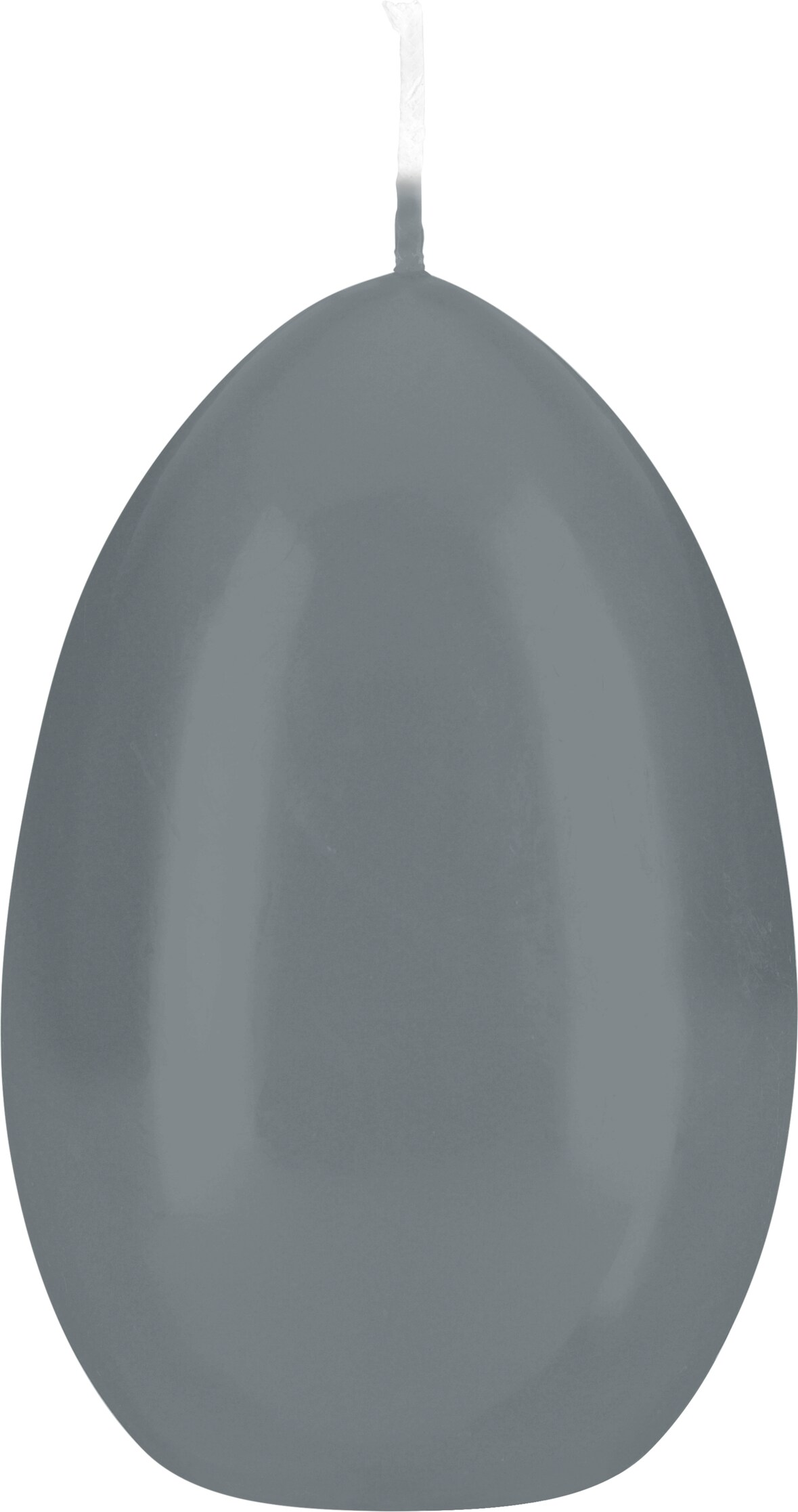 Eikerzen Klarlack Silbergrau 90 x Ø 60 mm, 6 Stück