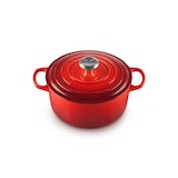 thumbnail of Le Creuset Signature Roaster round 24cm cherry red (21177240602430)
