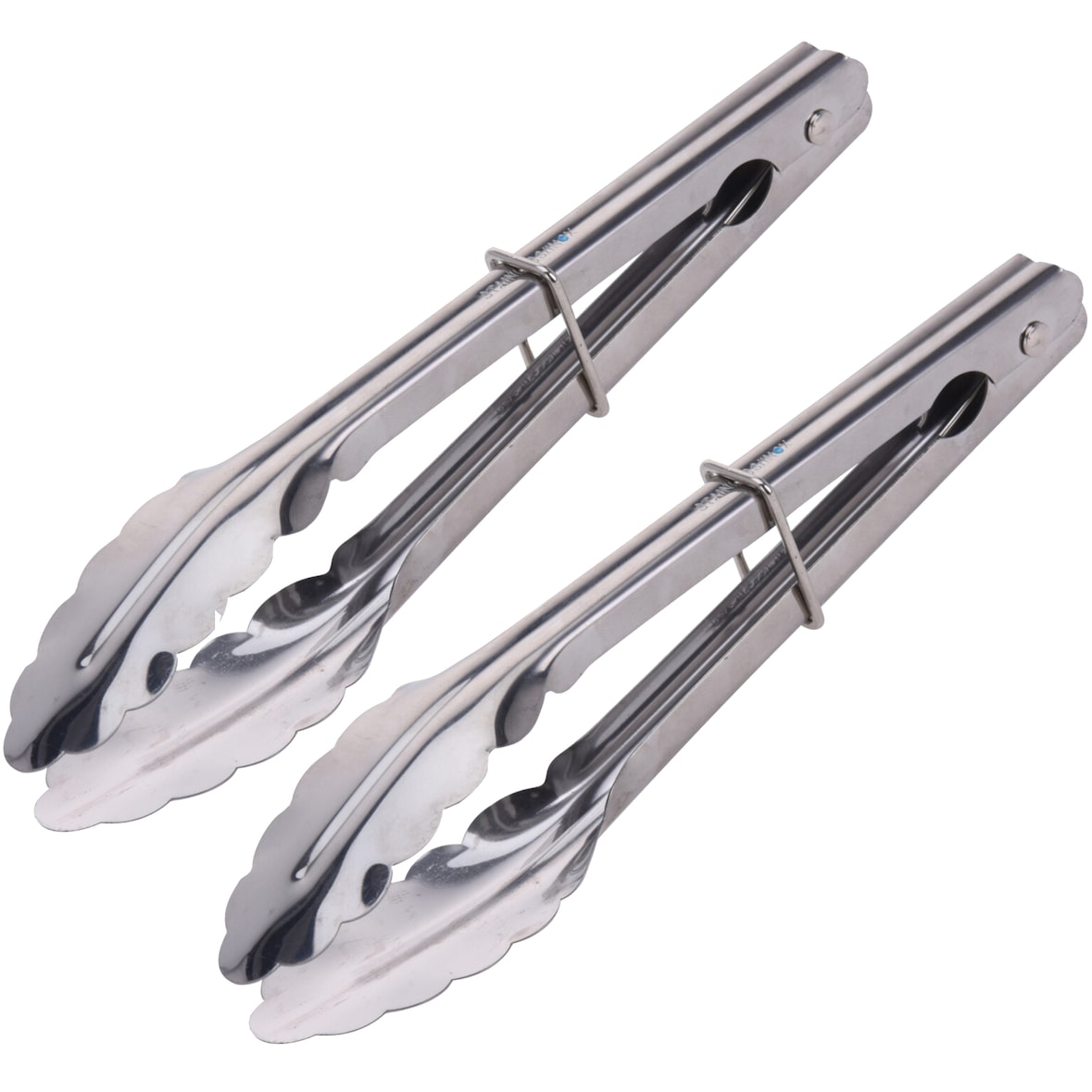 2x Küchenzange Grillzange BBQ Grill Kochzange Salatzange Küche Edelstahl Kochen