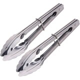 thumbnail of 2x Küchenzange Grillzange BBQ Grill Kochzange Salatzange Küche Edelstahl Kochen