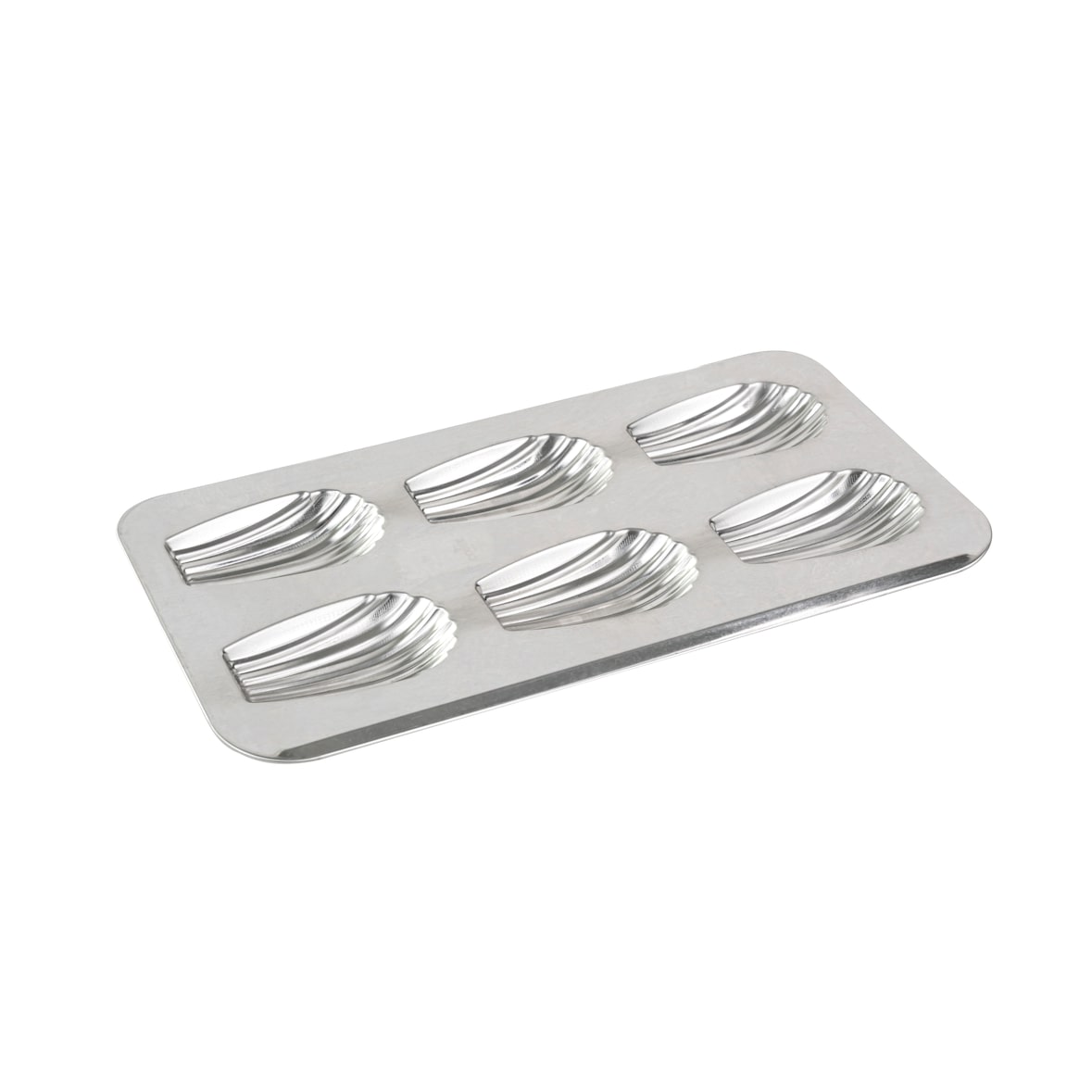 Gobel - Plaque 6 madeleines gourmandes - fer blanc - 395 x 200 mm - 164810