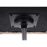 thumbnail of Home office chair HWC-A50 IV, woonkamer bureaustoel + eetkamerstoel ~ kunstleer crème, onderstel zwart