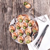 thumbnail of Novastyl - Lot de 6 plats à escargots 12 trous en inox