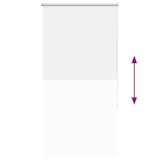 thumbnail of vidaXL Verdunkelungsrollo Weiß 65x175cm Stoffbreite 60,7 cm Polyester