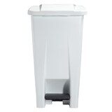 thumbnail of Poubelle mobile à pédale Mobily - 60l - blanc / blanc
