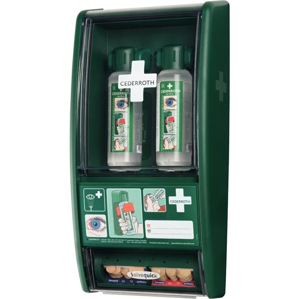 Augendusch-Station, mit 2 x 500 ml Spülflaschen