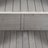 thumbnail of Cobertizo de Almacenamiento de Madera para Jardín con 2 Estantes Interiores 2 puertas y Techo Inclinado para Exterior Terraza 87x46,5x96,5 cm