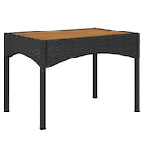 thumbnail of Helloshop26 - Conjunto de comedor de jardín exterior de 4 piezas con cojines negro 02_0013691