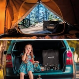 thumbnail of BRASQ Bolderkar Opvouwbaar - Zwart - 90KG Draagkracht -  360º Wielen met rem- Verstelbare hendel - Bolderwagen