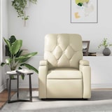 thumbnail of vidaXL Massagesessel Creme Kunstleder