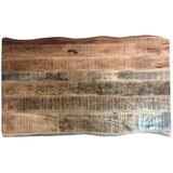 thumbnail of SIT Möbel Baumkante-Esstisch | 200x100 cm | 50 mm Platte Mango natur | Metallgestell braun | B 200 x T 100 x H 77 cm | 15252-00 | Serie TABLES & CO