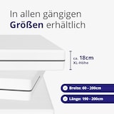 thumbnail of Matratze 100x200 | Kaltschaummatratze Höhe 18cm | Ergonomische Matratze mit 7 Liegezonen | 2in1 Matratzen Härtegrad H2 H3