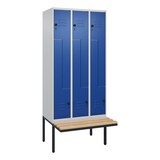 thumbnail of C+P Z-Spind Classic PLUS, Bank, 6 Abteile, 2120x900x815mm, 7035/5010