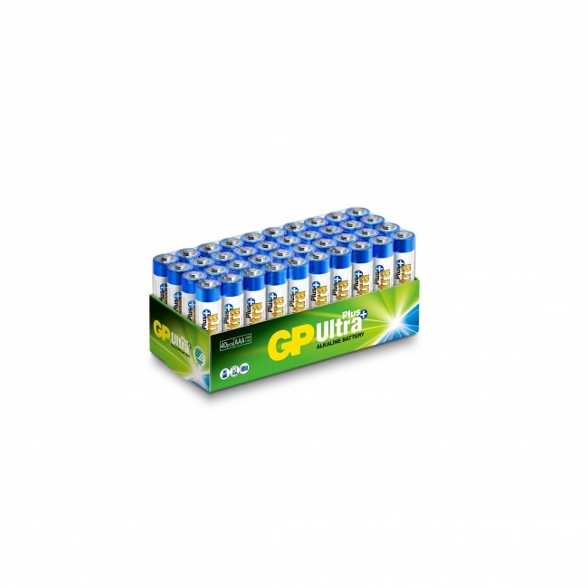 Gp Batteries Pack 40 piles AAA LR3 Ultra+