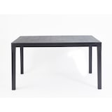 thumbnail of Tavolo da pranzo da giardino Bali, plastica, 138 x 78 cm, aspetto legno, rettangolare, antracite