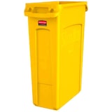thumbnail of Rubbermaid Slim Jim Mülleimer mit Belüftungskanälen | 87 Liter, HxBxT 76,2x28x56cm | Gelb von PROREGAL
