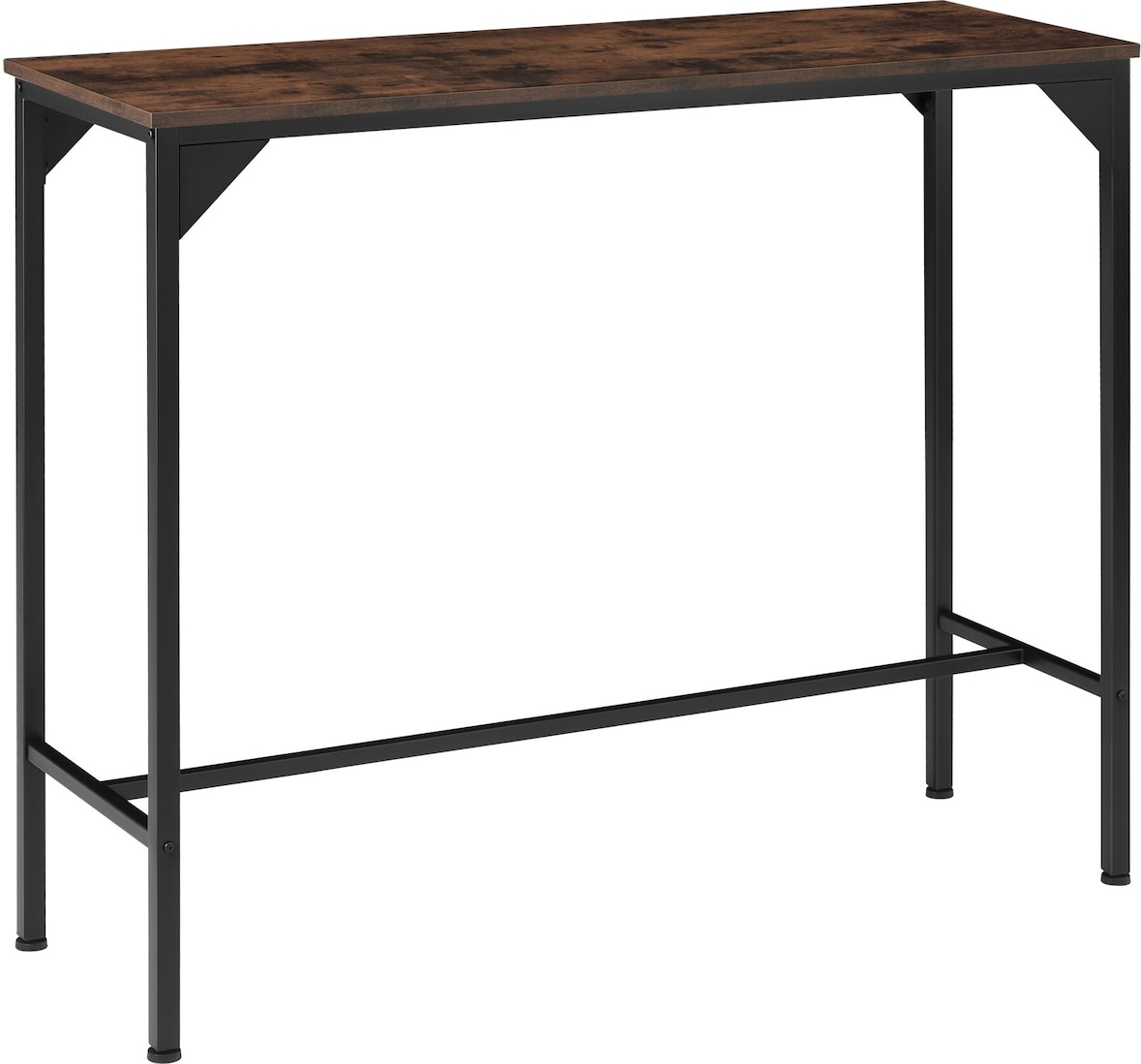 tectake Bartisch Kerry 120x40x100,5cm  Industrial Holz Dunkel, Rustikal