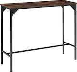 thumbnail of tectake Bartisch Kerry 120x40x100,5cm  Industrial Holz Dunkel, Rustikal