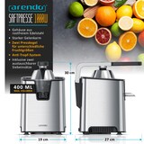 thumbnail of Arendo Zitruspresse, Edelstahl, automatische Funktion, BPA-frei