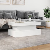 thumbnail of vidaXL Couchtisch mit LED-Leuchten Weiß 90x50x40 cm
