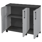 thumbnail of ArtPlast - Armadio di media altezza 100x37x90 cm in colore grigio - Collezione FAMILY