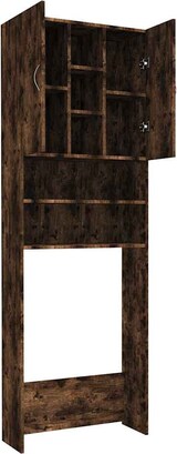 thumbnail of vidaXL Waschmaschinenschrank Räuchereiche 64x25,5x190 cm