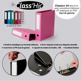 thumbnail of Lot de 10 Classeurs A4 Class'Hic BLEU haut de gamme - dos 8 cm - marque enveloppebulle