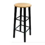 thumbnail of Helloshop26 - Conjunto de 2 banquetas altas com mesa alta design em madeira e aço para cozinha/sala de estar 1202006/2